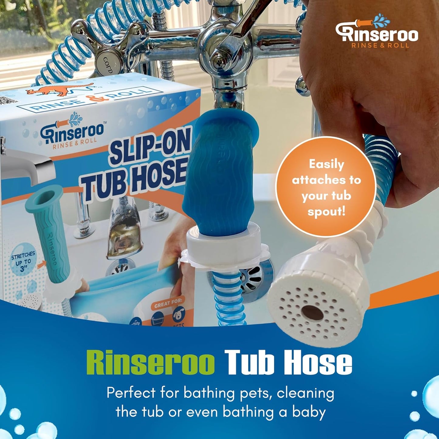 TubTamer – Quick-Clip Pet Shower Hose